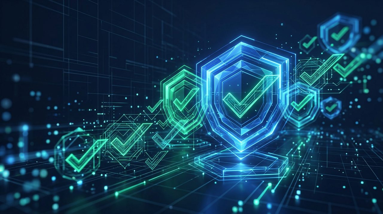Abstract verification artwork representing a Verified Coinbase Account