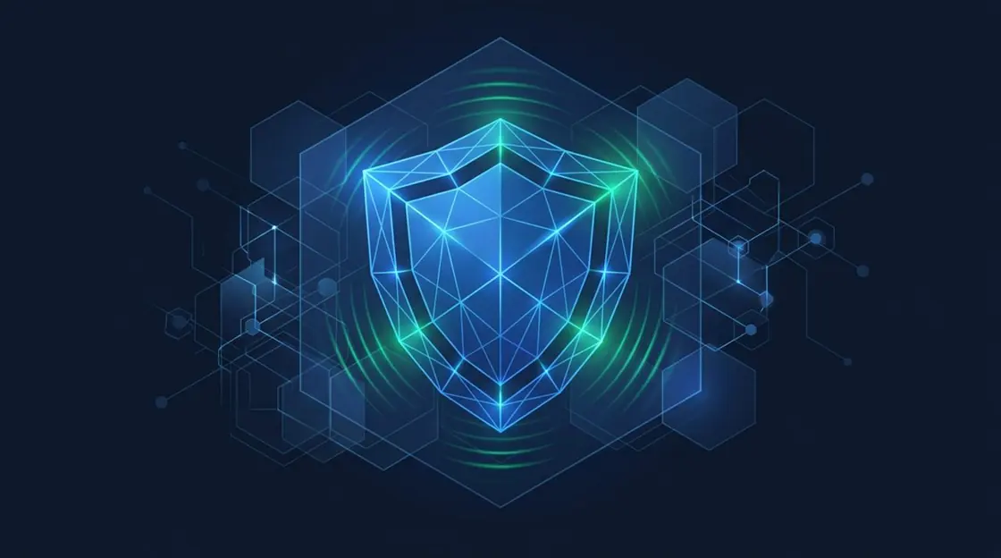 Abstract security artwork illustrating the Verified eBay Seller Account