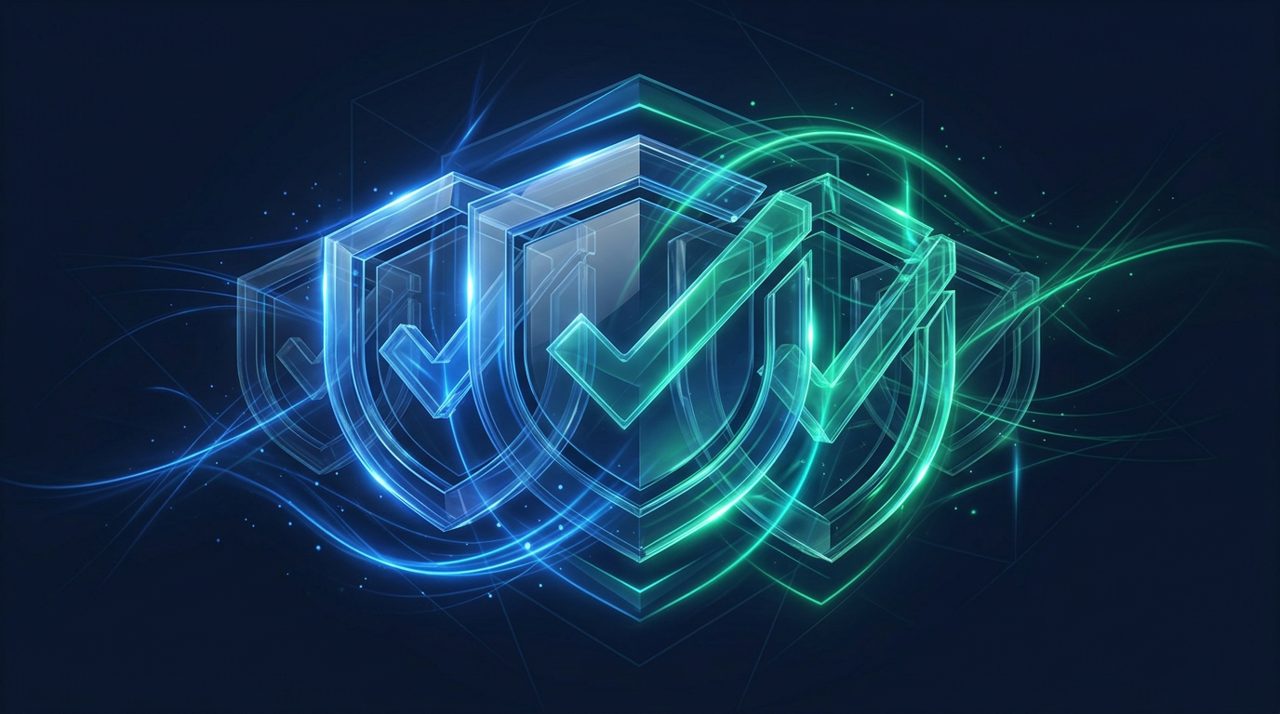 Abstract verification artwork representing a Verified Fiverr Seller Account