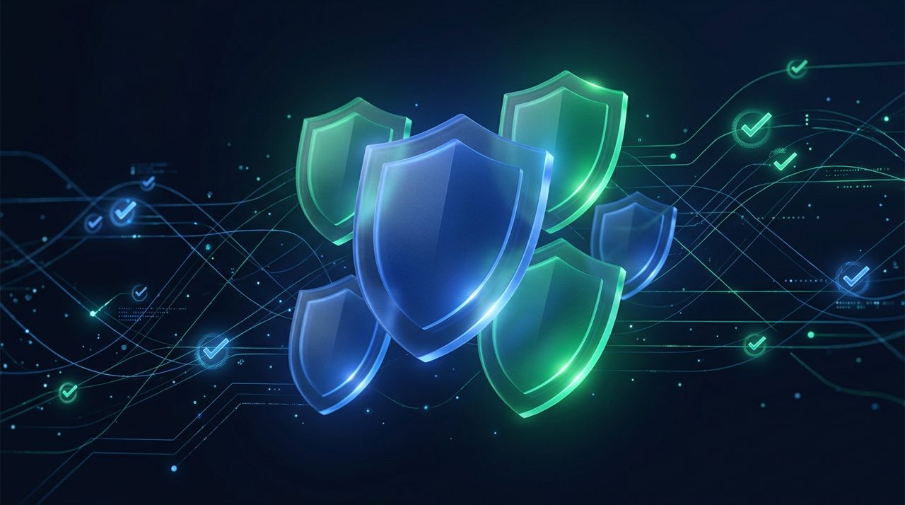 Abstract verification artwork representing a Verified Zelle-Enabled Bank Account